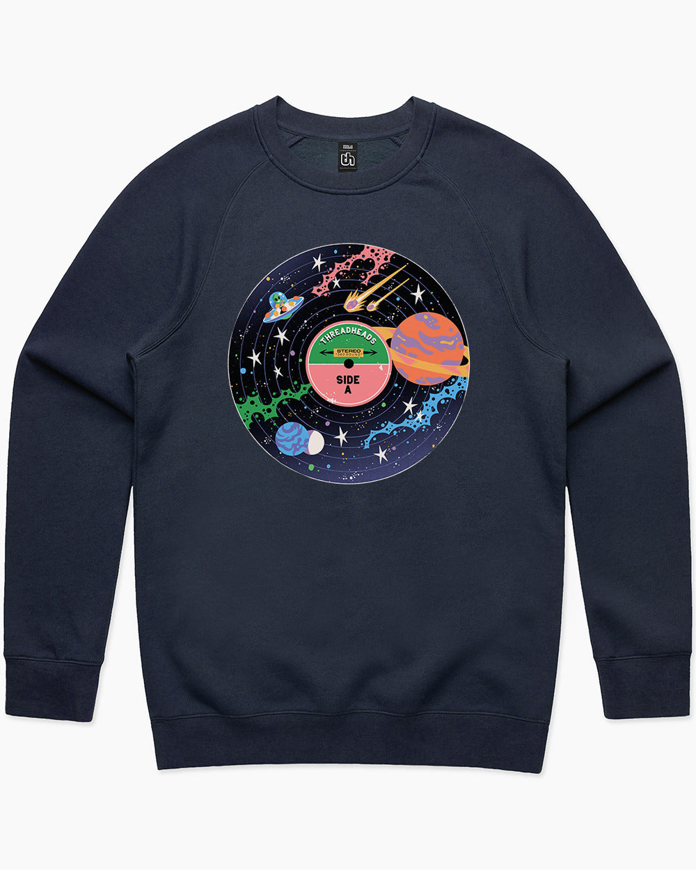 Vinyl Universe Sweater Australia Online #colour_navy