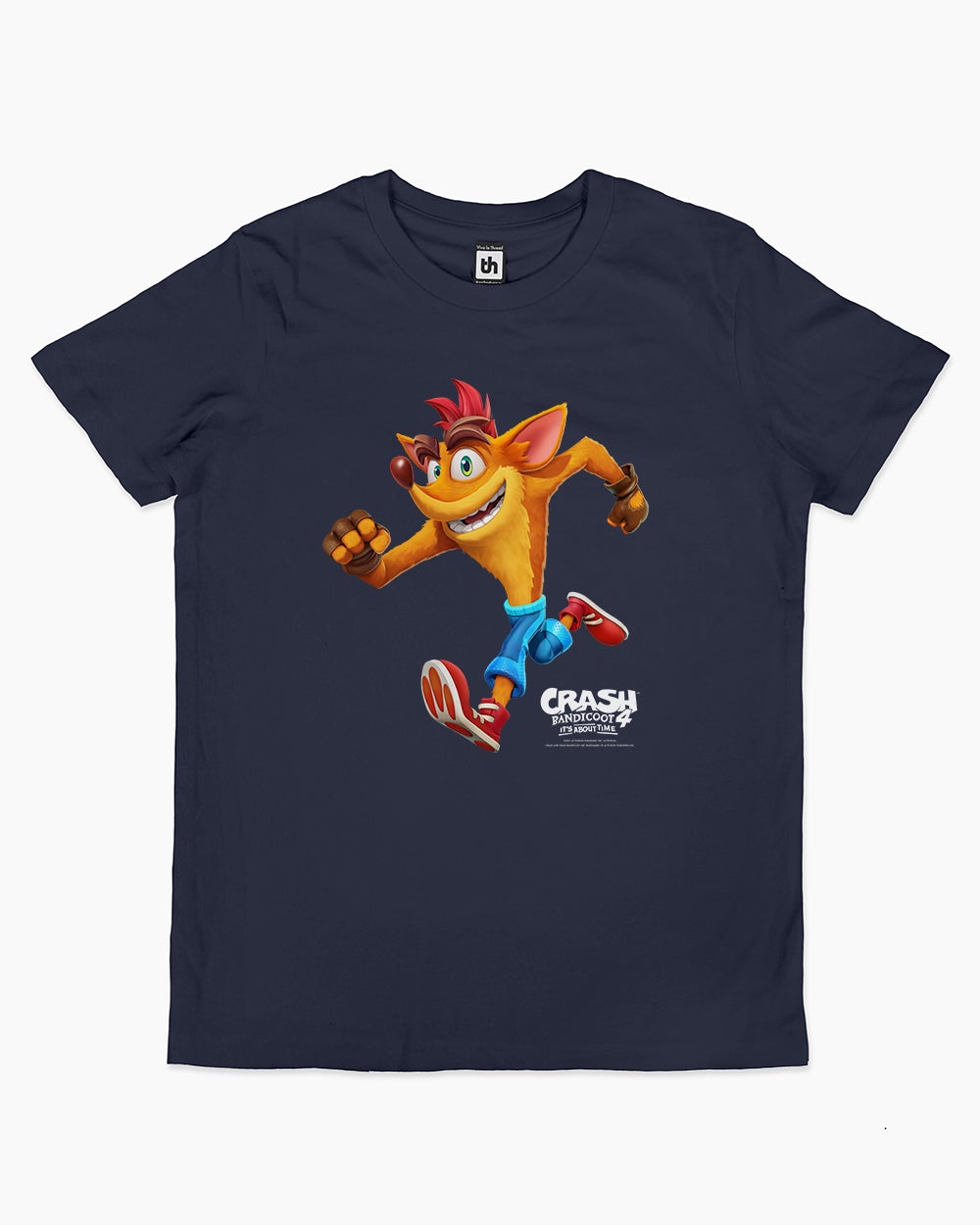 Crash It's About Time Kids T-Shirt Australia Online #colour_navy