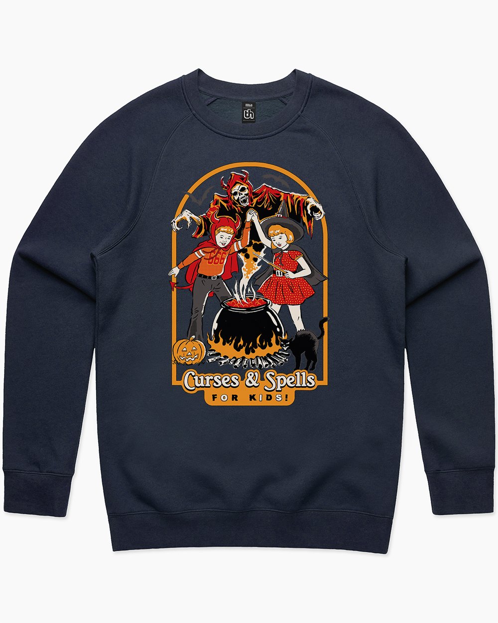 Curses and Spells Sweater Australia Online #colour_navy