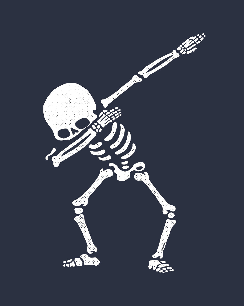 Dabbing Skeleton Kids T-Shirt Australia Online #colour_navy
