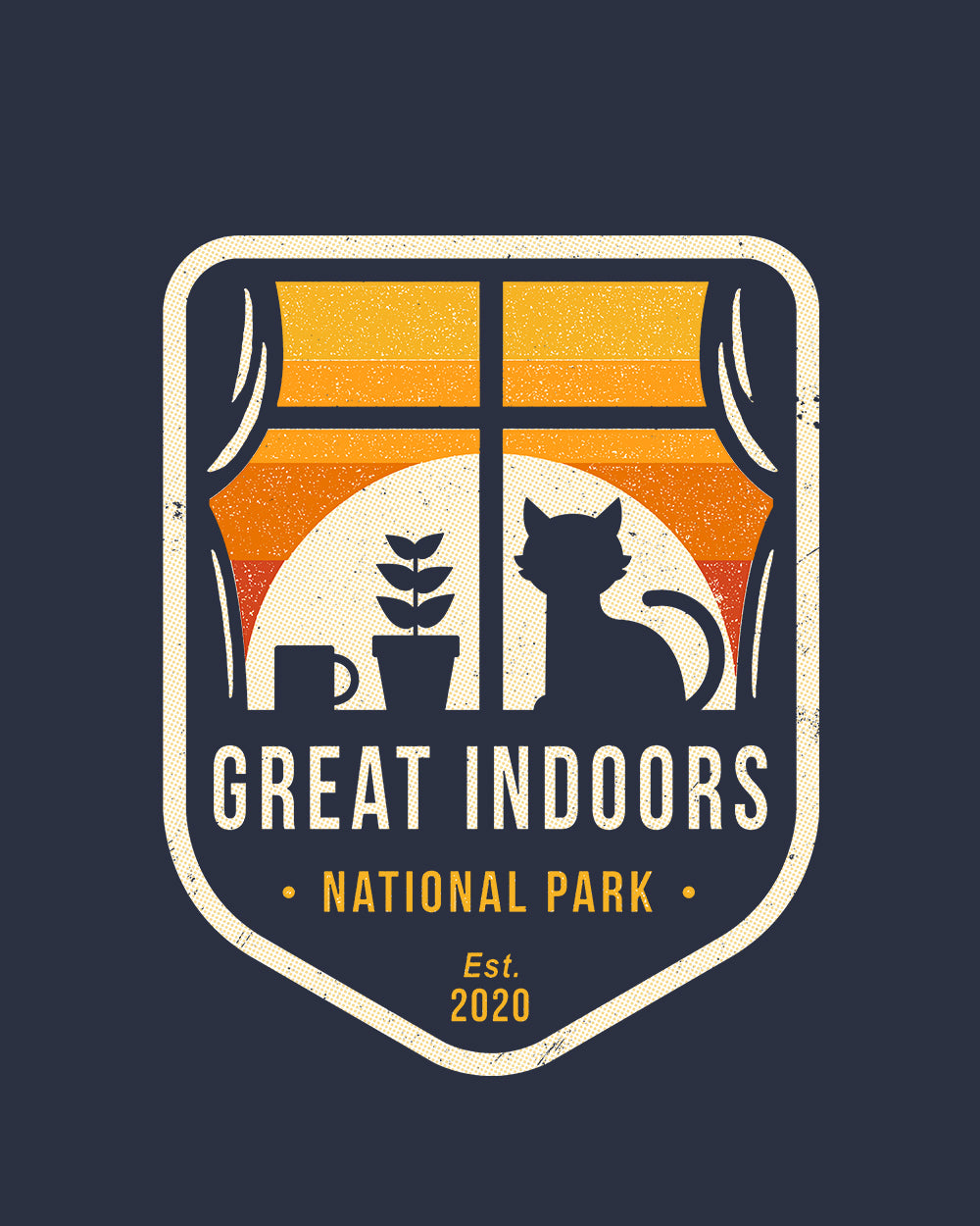 Great Indoors National Park Kids T-Shirt Australia Online #colour_navy