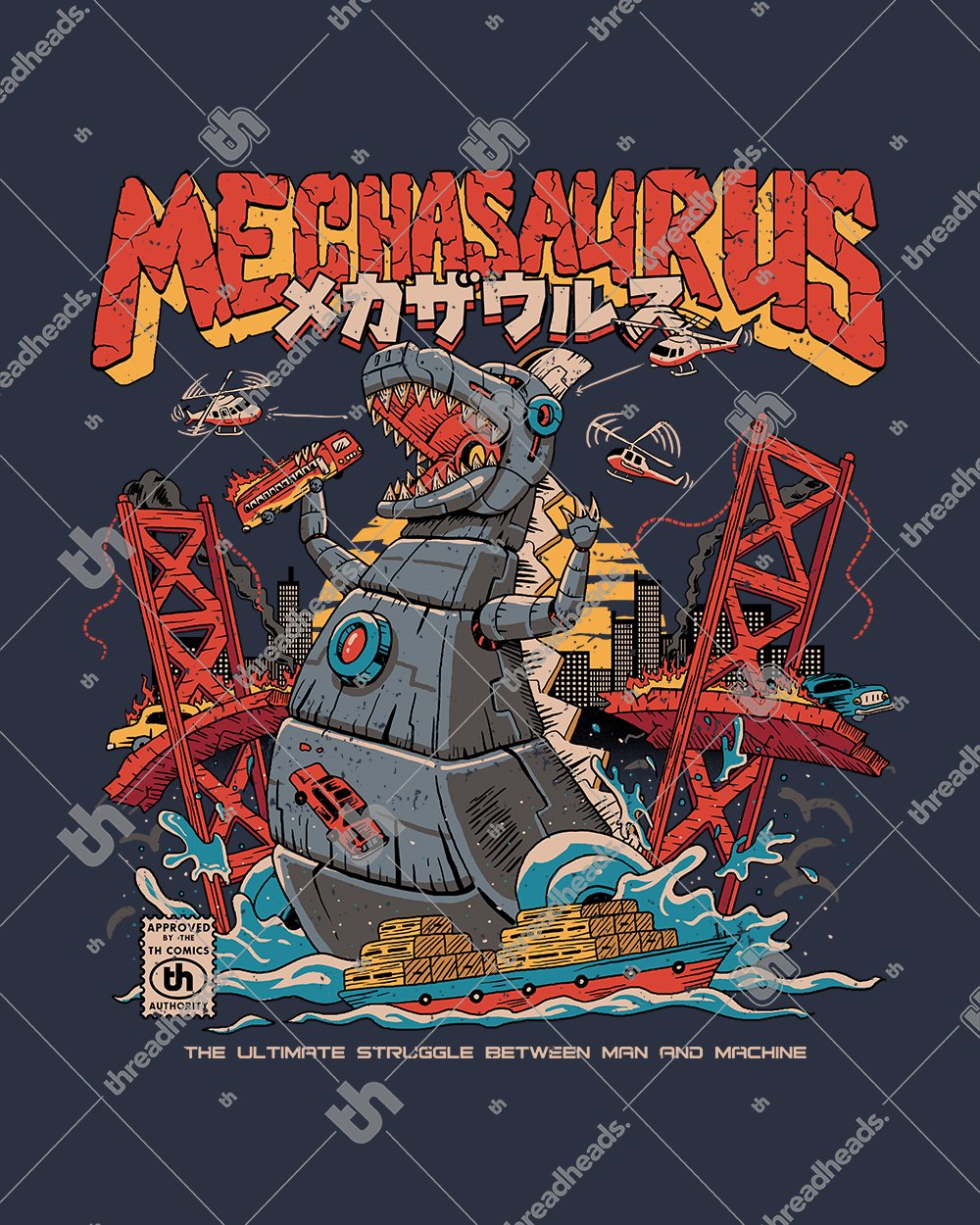 Mechasaurus Sweater Australia Online #colour_navy