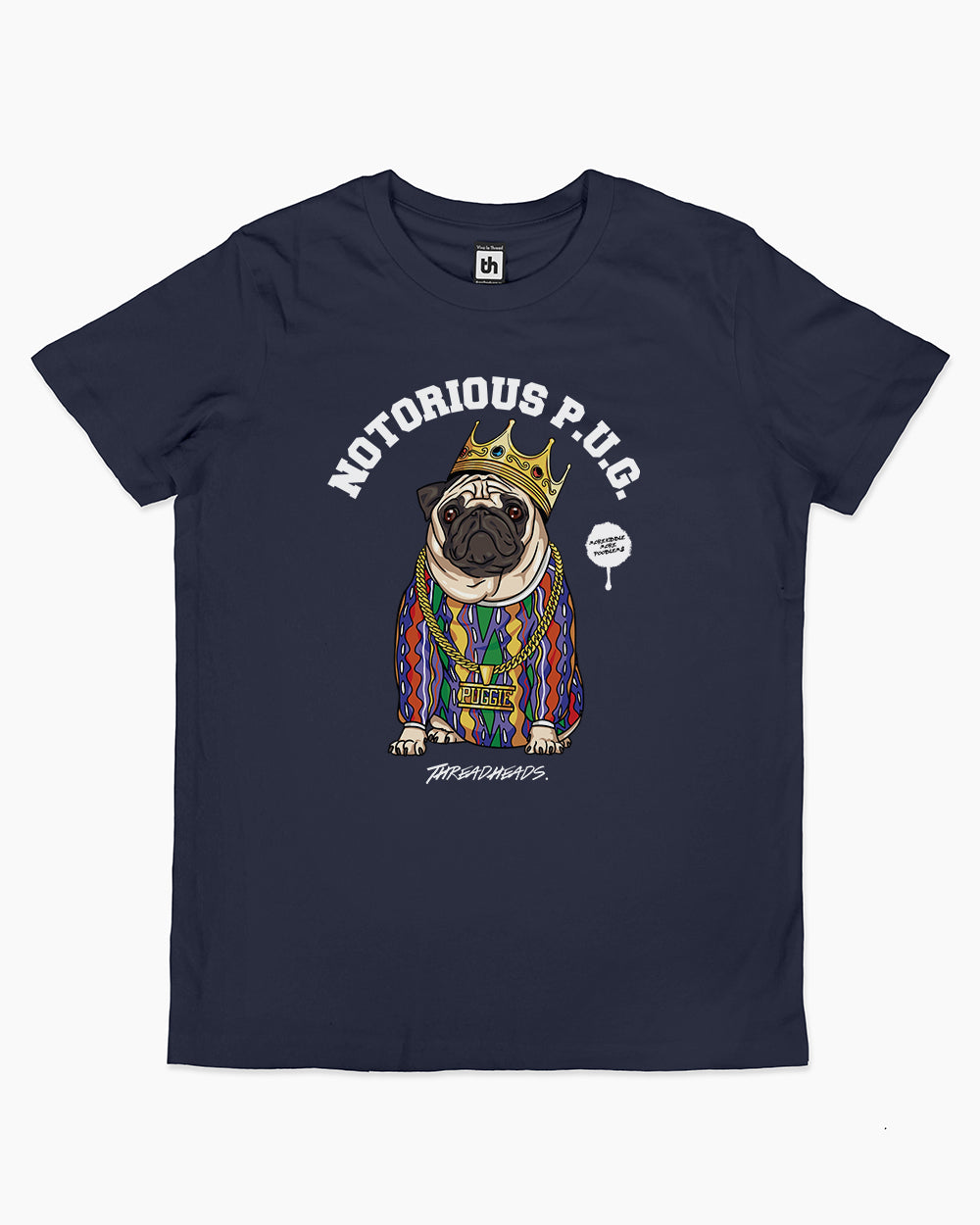 Notorious PUG Kids T-Shirt Australia Online #colour_navy
