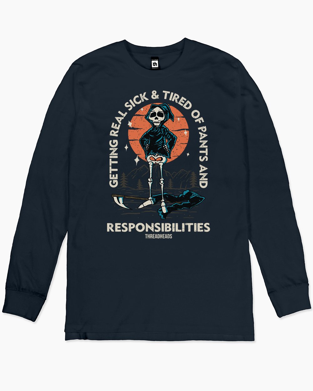 Pants and Responsibilities Long Sleeve Australia Online #colour_navy