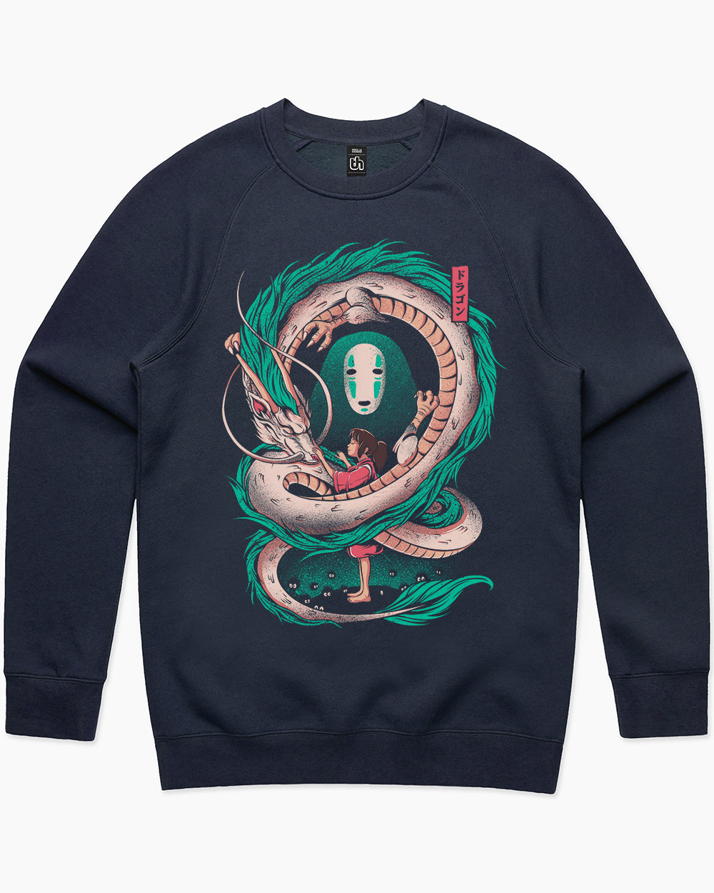 The Princess and the Dragon Sweater Australia Online #colour_navy