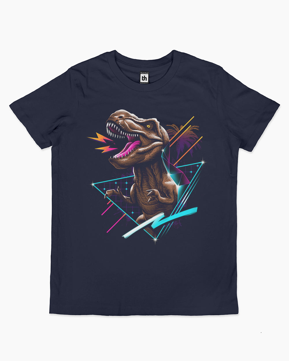 Rad T-Rex Kids T-Shirt Australia Online #colour_navy