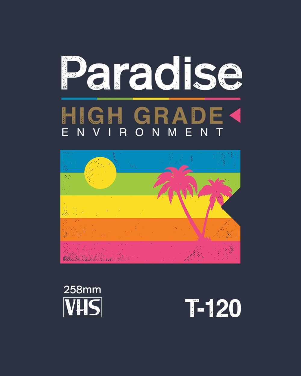 Retro Paradise Hoodie Australia Online #colour_navy