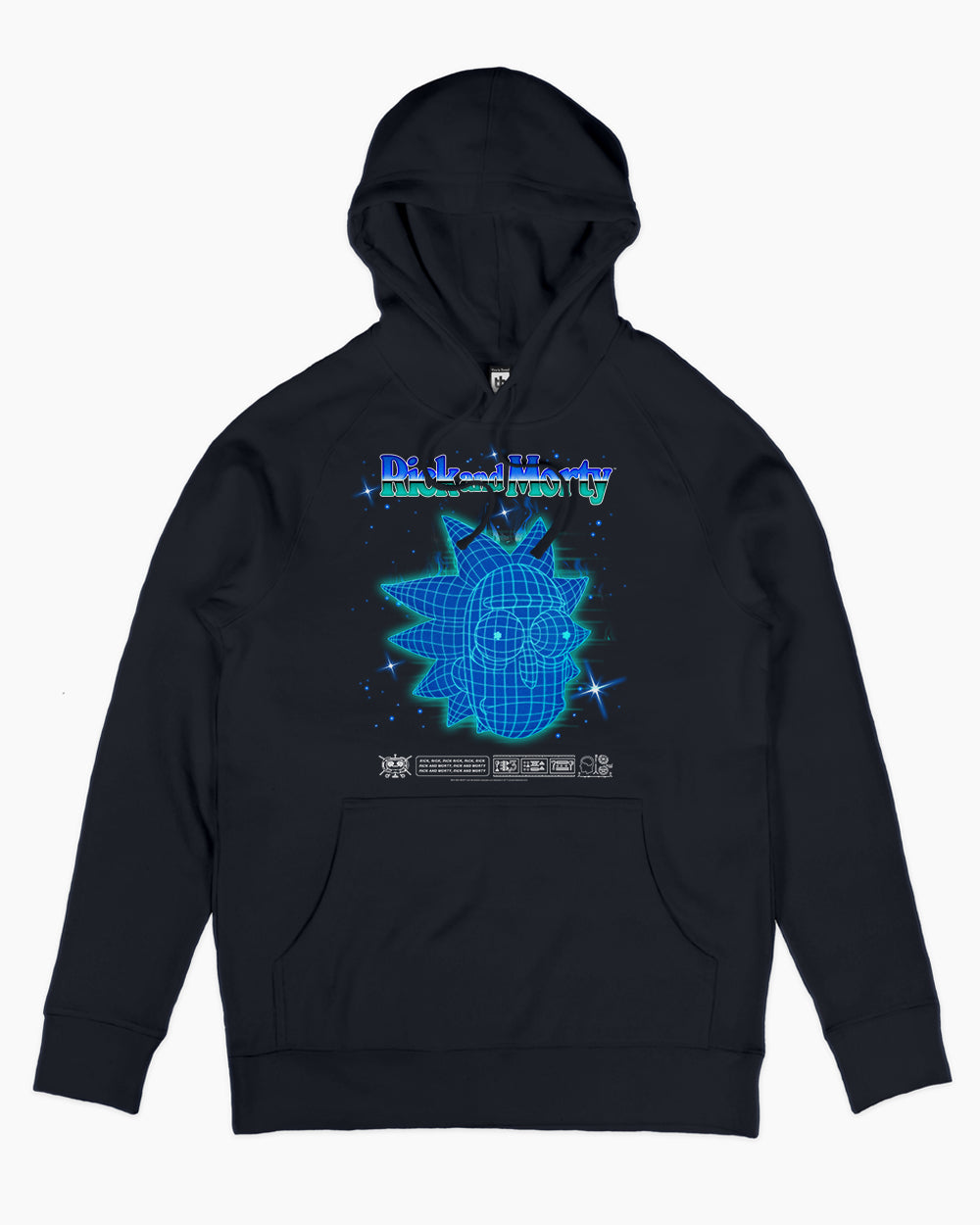 Rick and Morty Blueprint Hoodie Australia Online #colour_navy