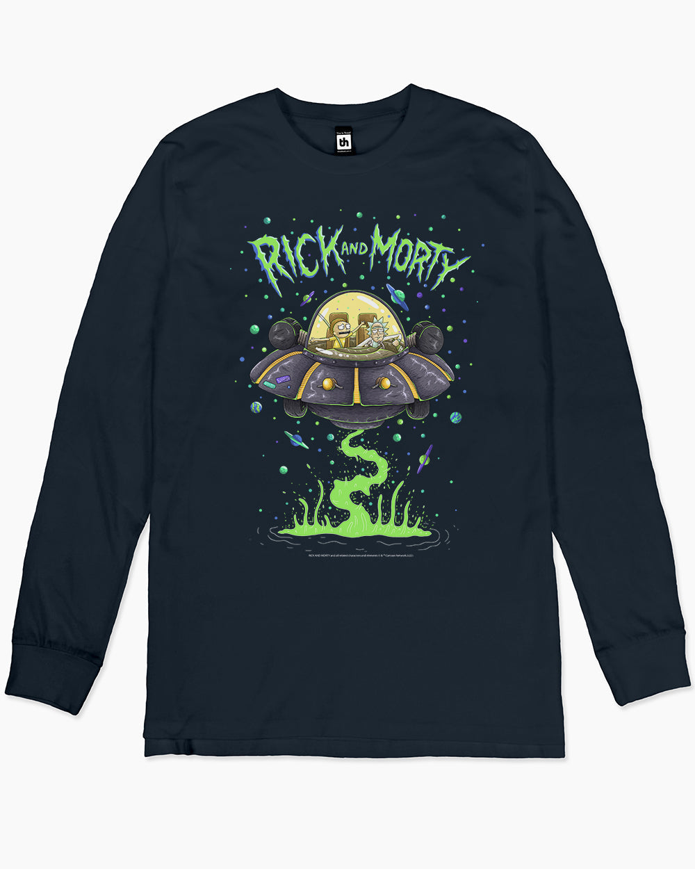 Rick and Morty Ship Long Sleeve Australia Online #colour_navy