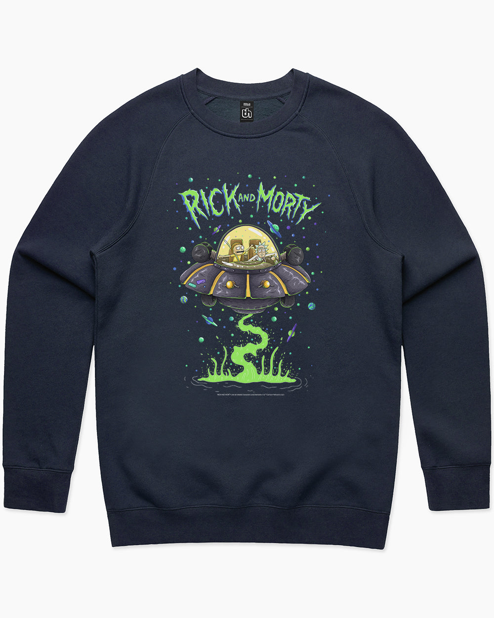 Rick and Morty Ship Sweater Australia Online #colour_navy