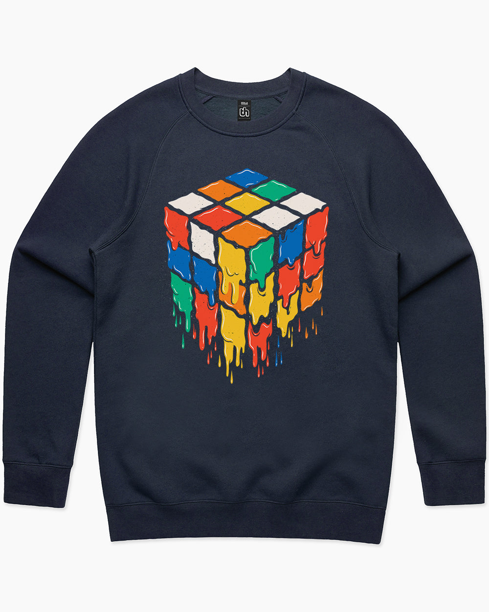 Rubik's Melt Sweater Australia Online #colour_navy