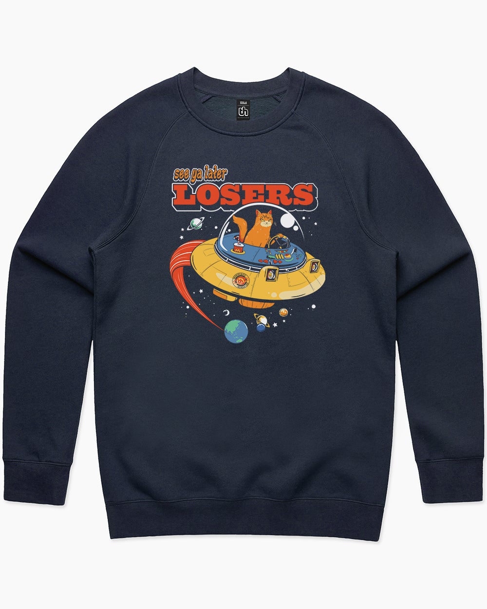 See Ya Later Losers Sweater Australia Online #colour_navy