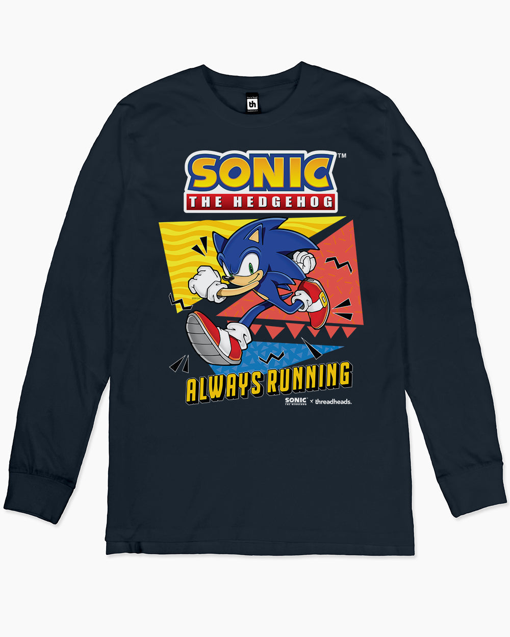 Sonic Always Running Long Sleeve Australia Online #colour_navy