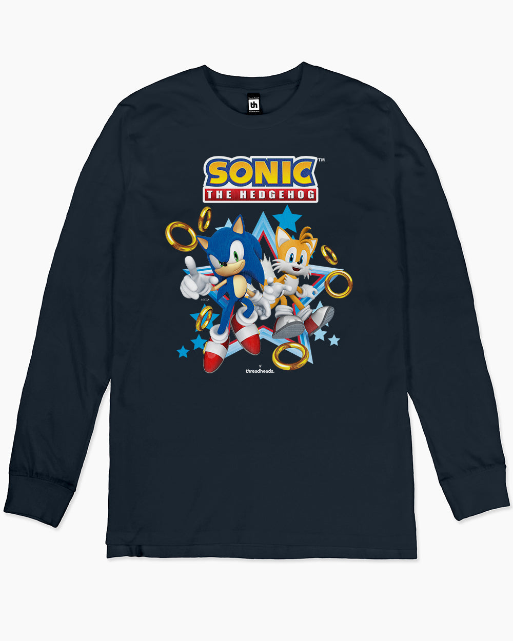 Sonic and Tails Long Sleeve Australia Online #colour_navy