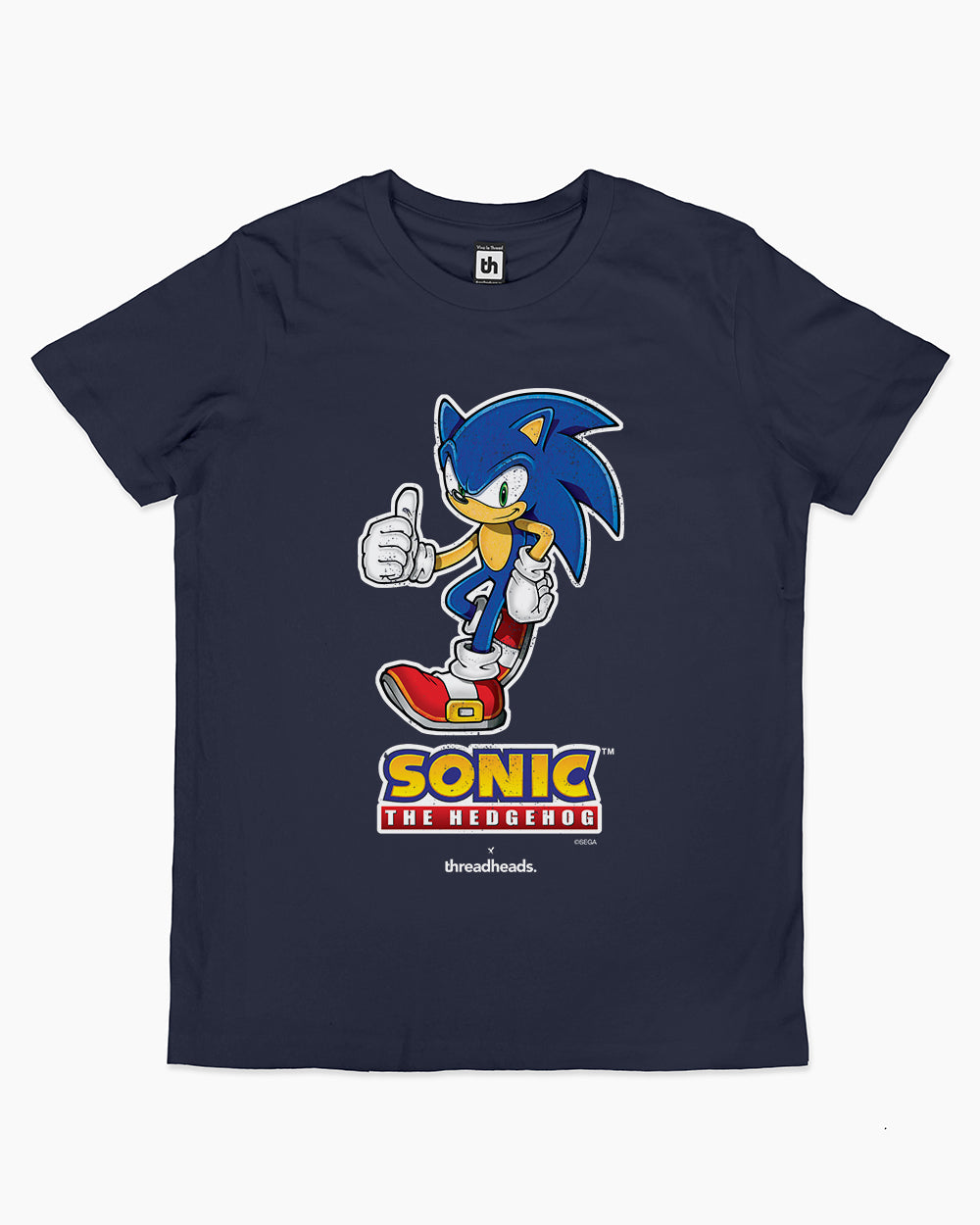 Sonic the Hedgehog Kids T-Shirt Australia Online #colour_navy