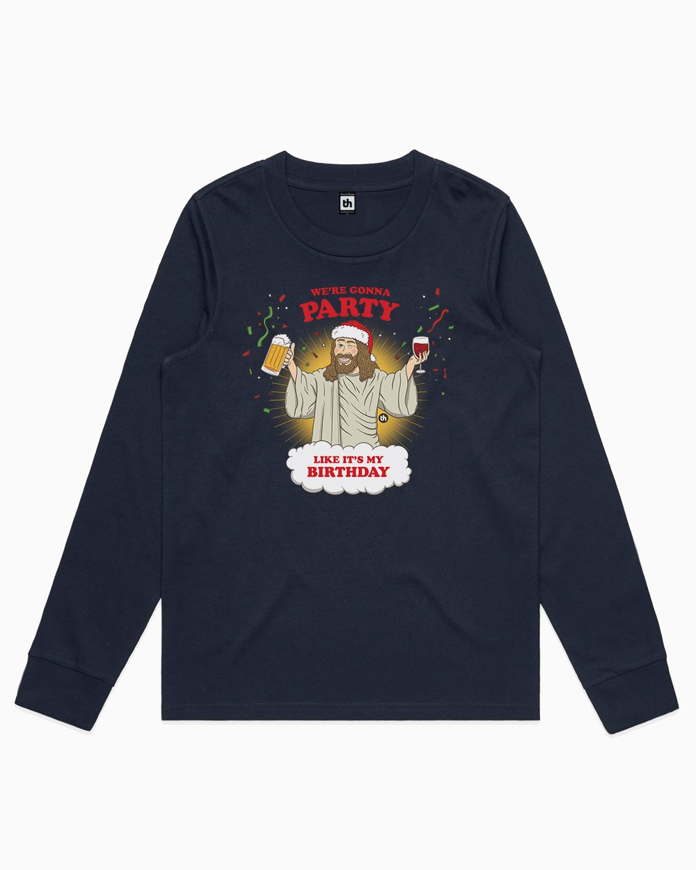 We're Going to Party Like It's My Birthday Long Sleeve Australia Online #colour_navy