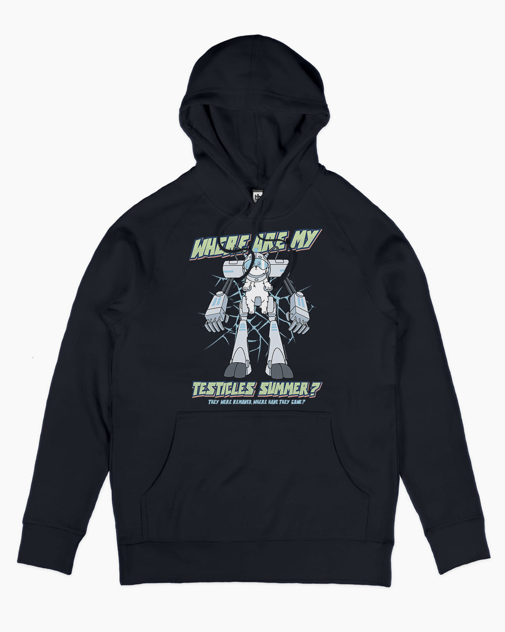 Where Are My Testicles Summer Hoodie Australia Online #colour_navy