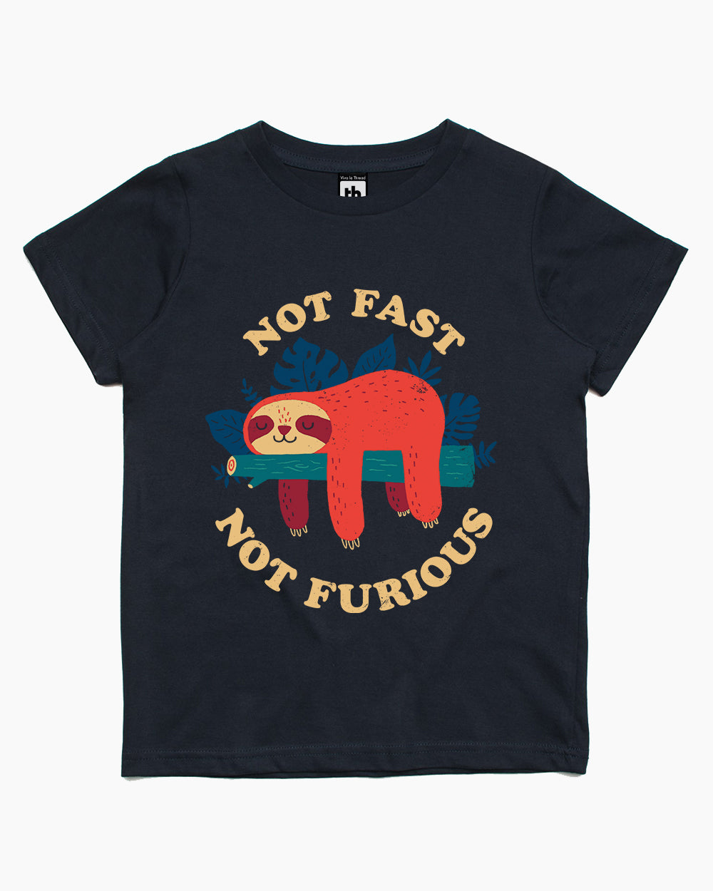 Not Fast Not Furious Kids T-Shirt Australia Online #colour_navy