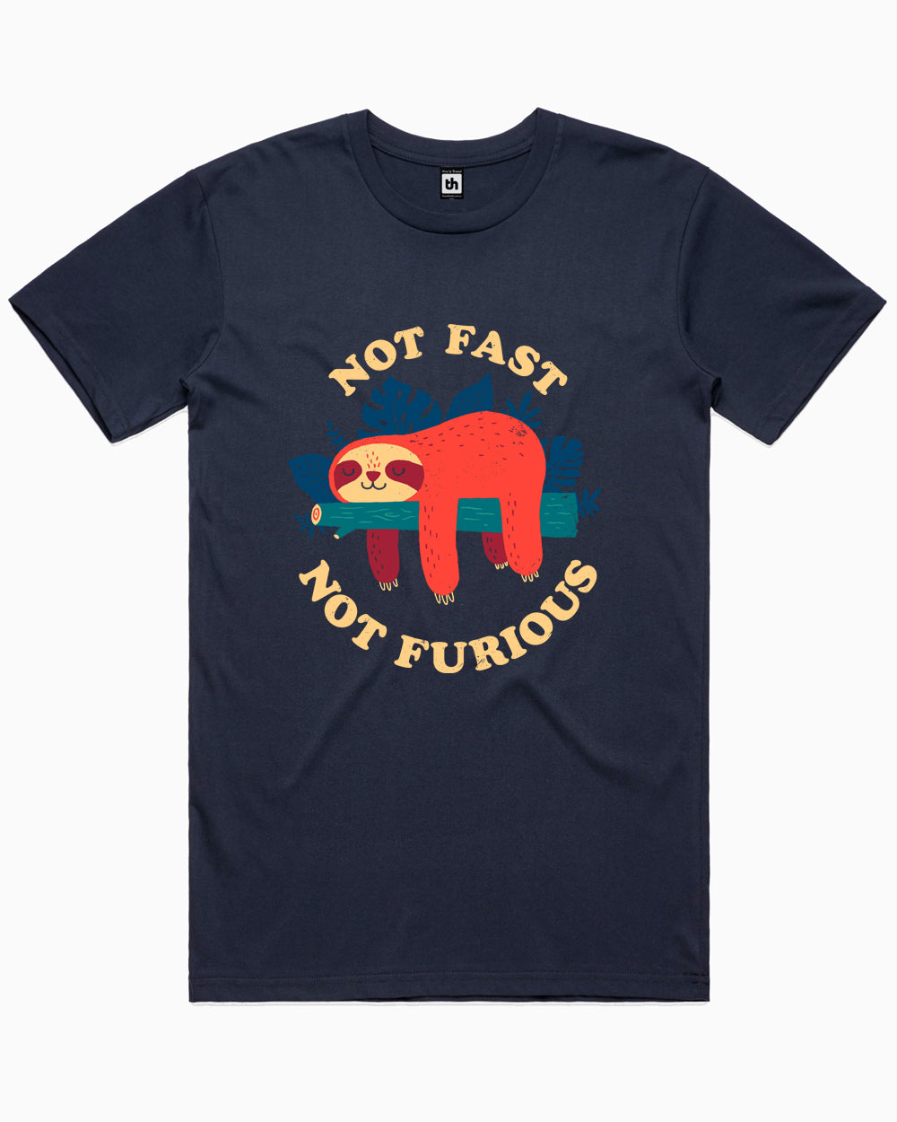 Not Fast Not Furious T-Shirt Australia Online #colour_navy