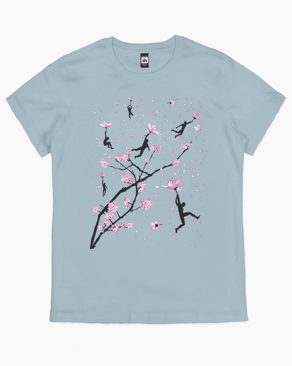 Blossom Flight T-Shirt Australia Online #colour_pale blue