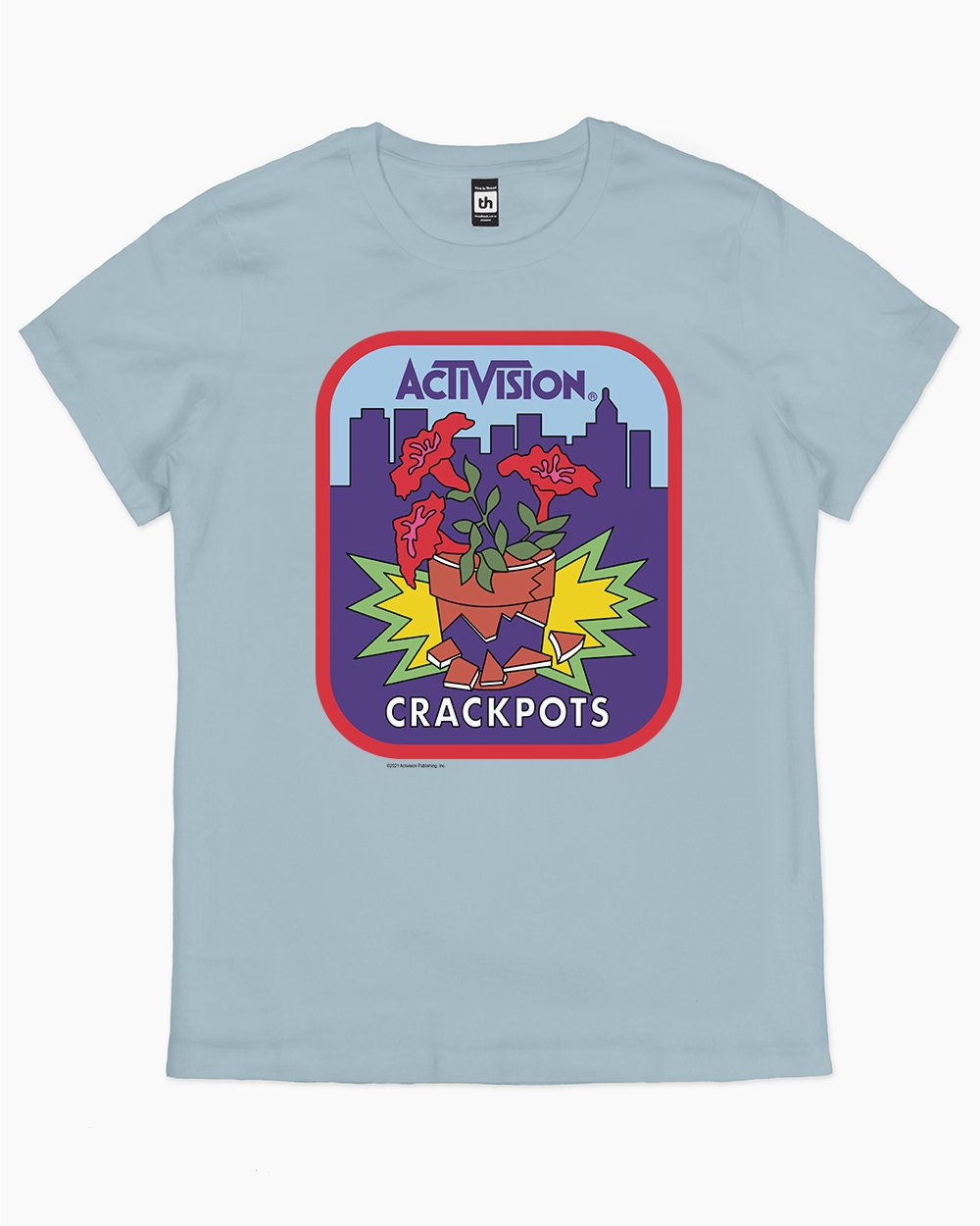 Crackpots T-Shirt Australia Online #colour_pale blue
