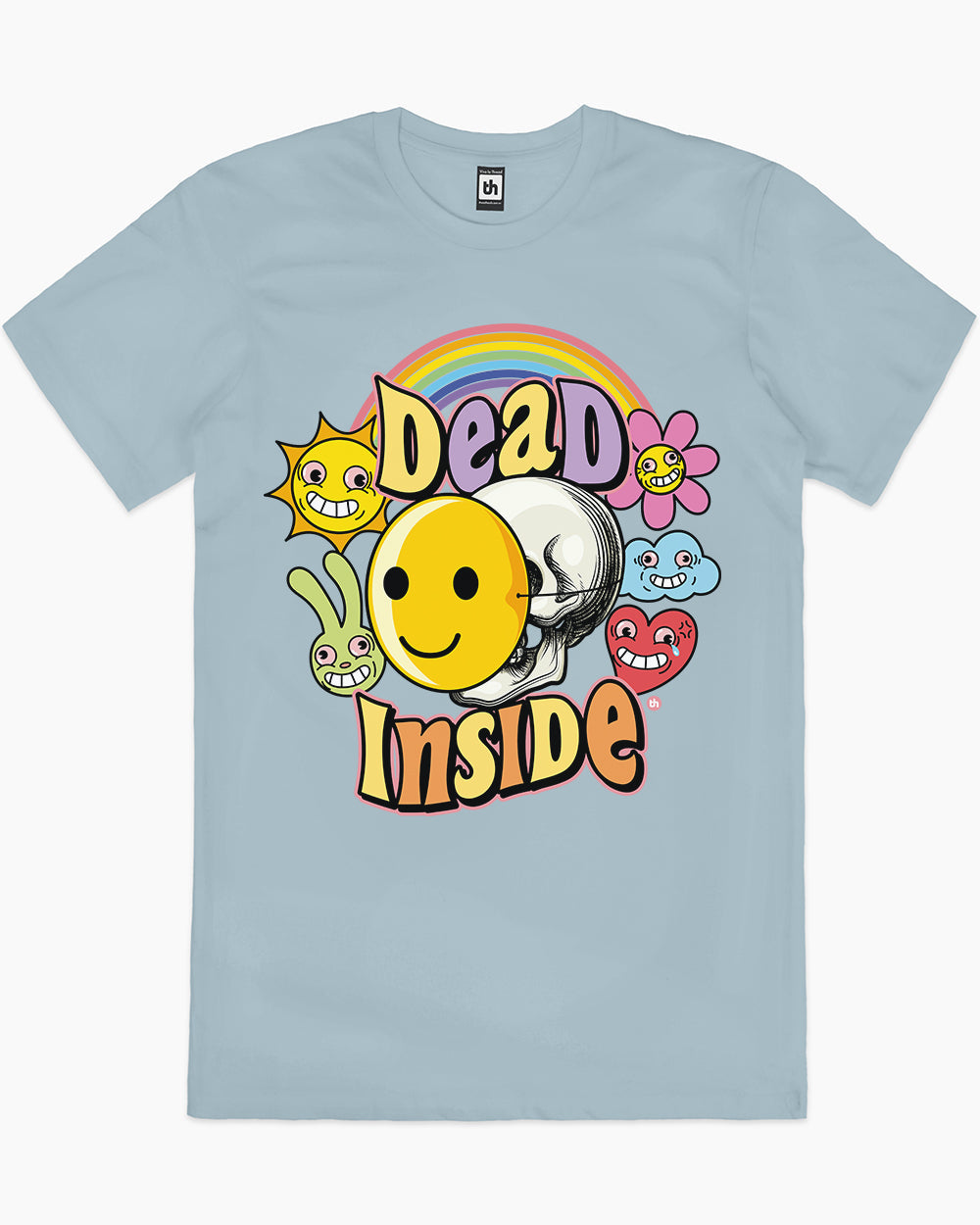 Dead Inside T-Shirt Australia Online #colour_pale blue