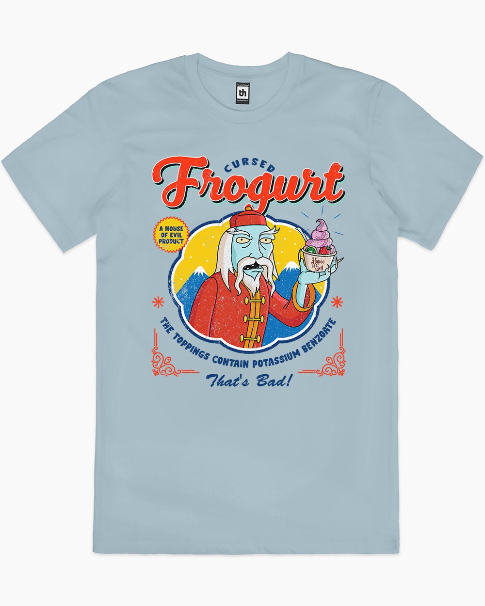 Frogurt T-Shirt Australia Online #colour_pale blue