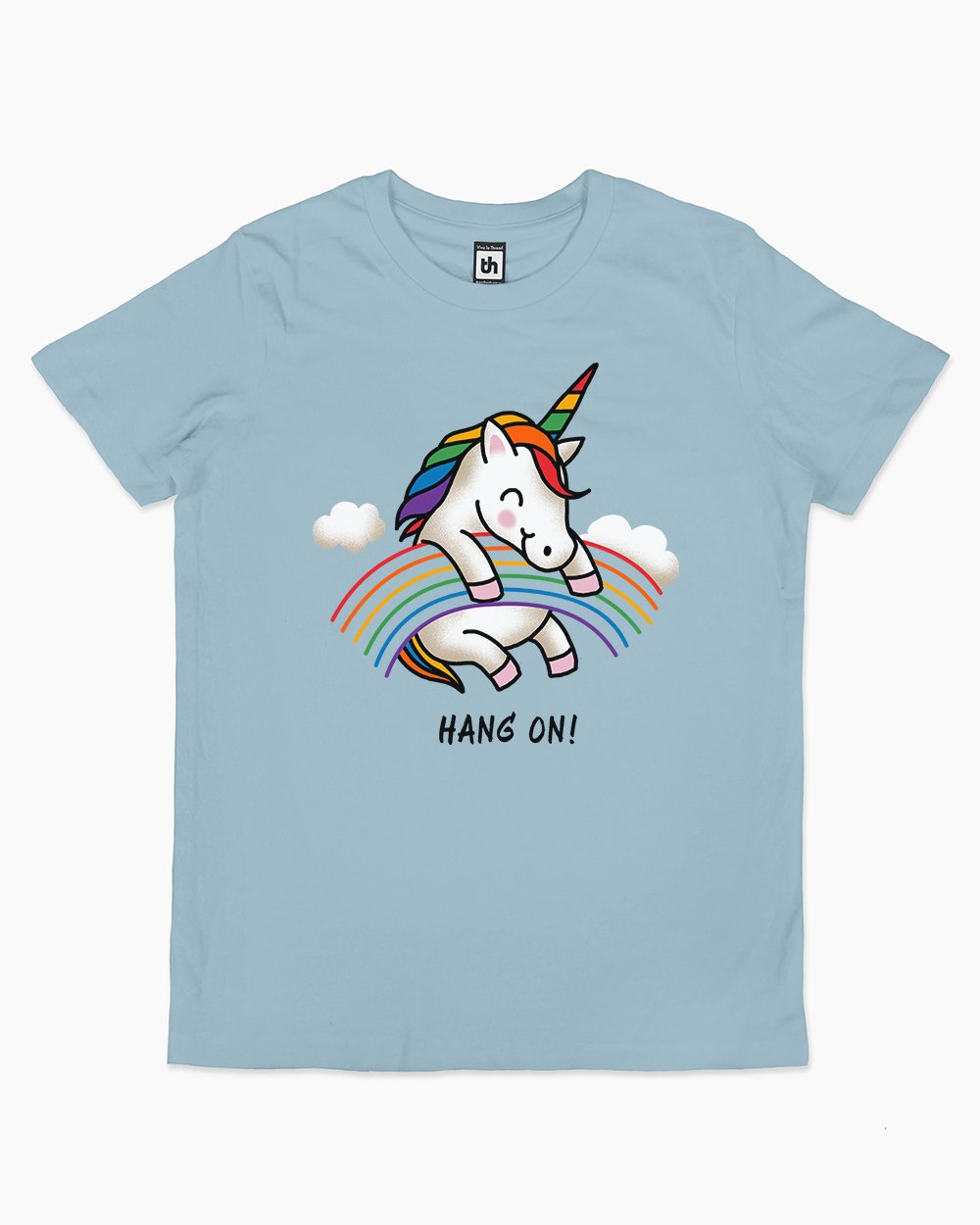 Hang On! Kids T-Shirt Australia Online #colour_pale blue