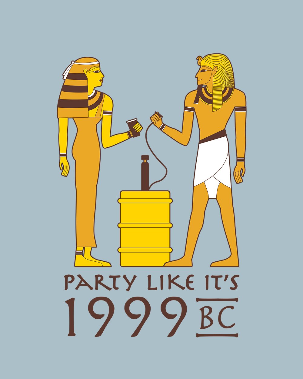 Party Like it's 1999 BC T-Shirt Australia Online #colour_pale blue