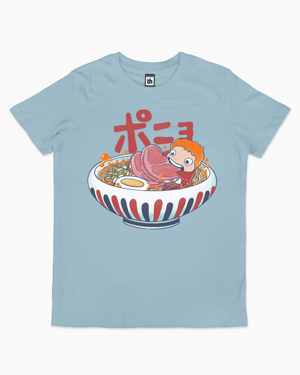 Ponyo Ramen Kids T-Shirt Australia Online #colour_pale blue