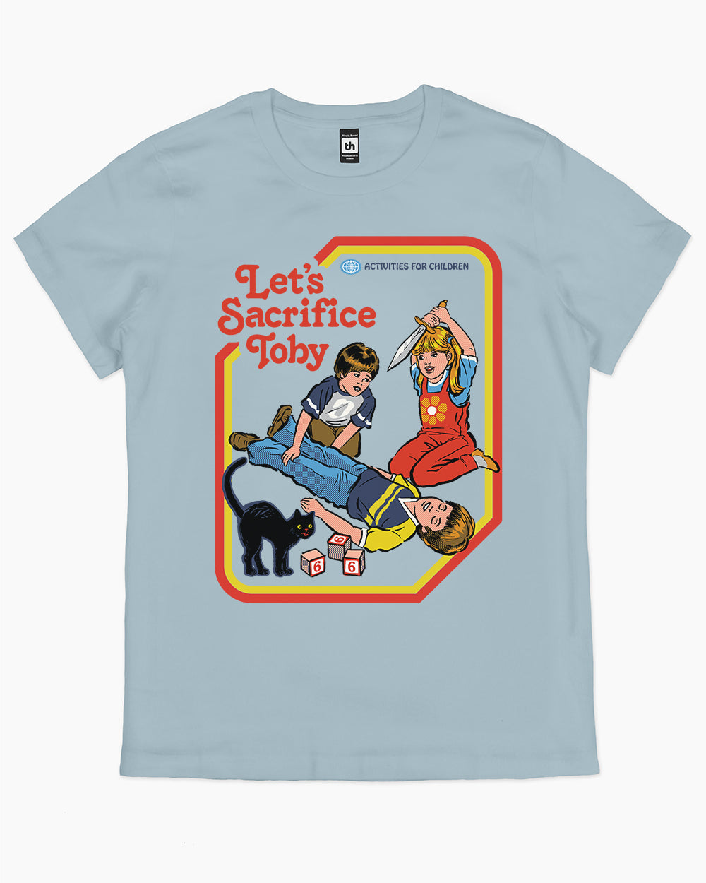 Let's Sacrifice Toby T-Shirt Australia Online #colour_pale blue