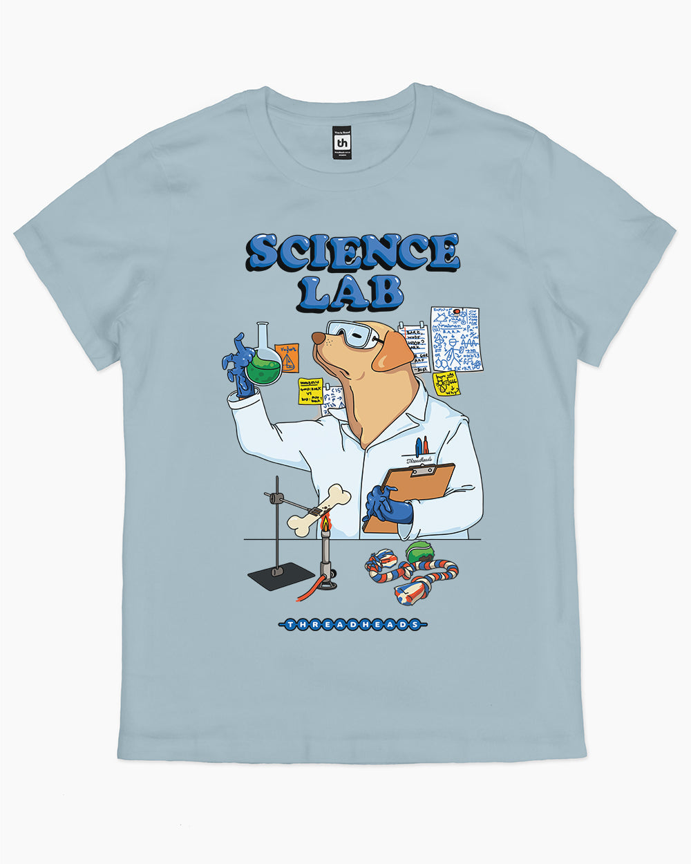 Science Lab T-Shirt Australia Online #colour_pale blue