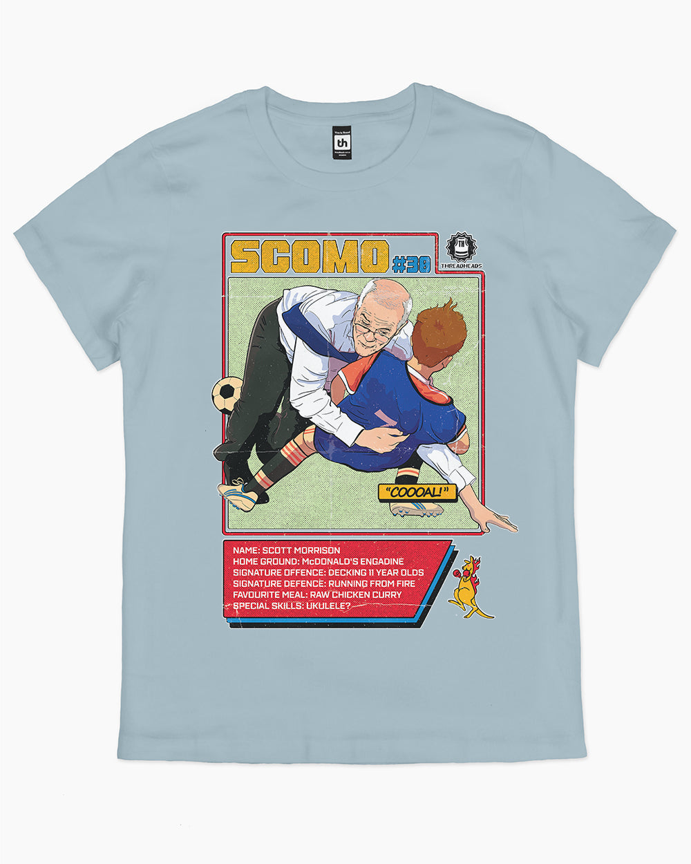 Scomo Tackle T-Shirt Australia Online #colour_pale blue