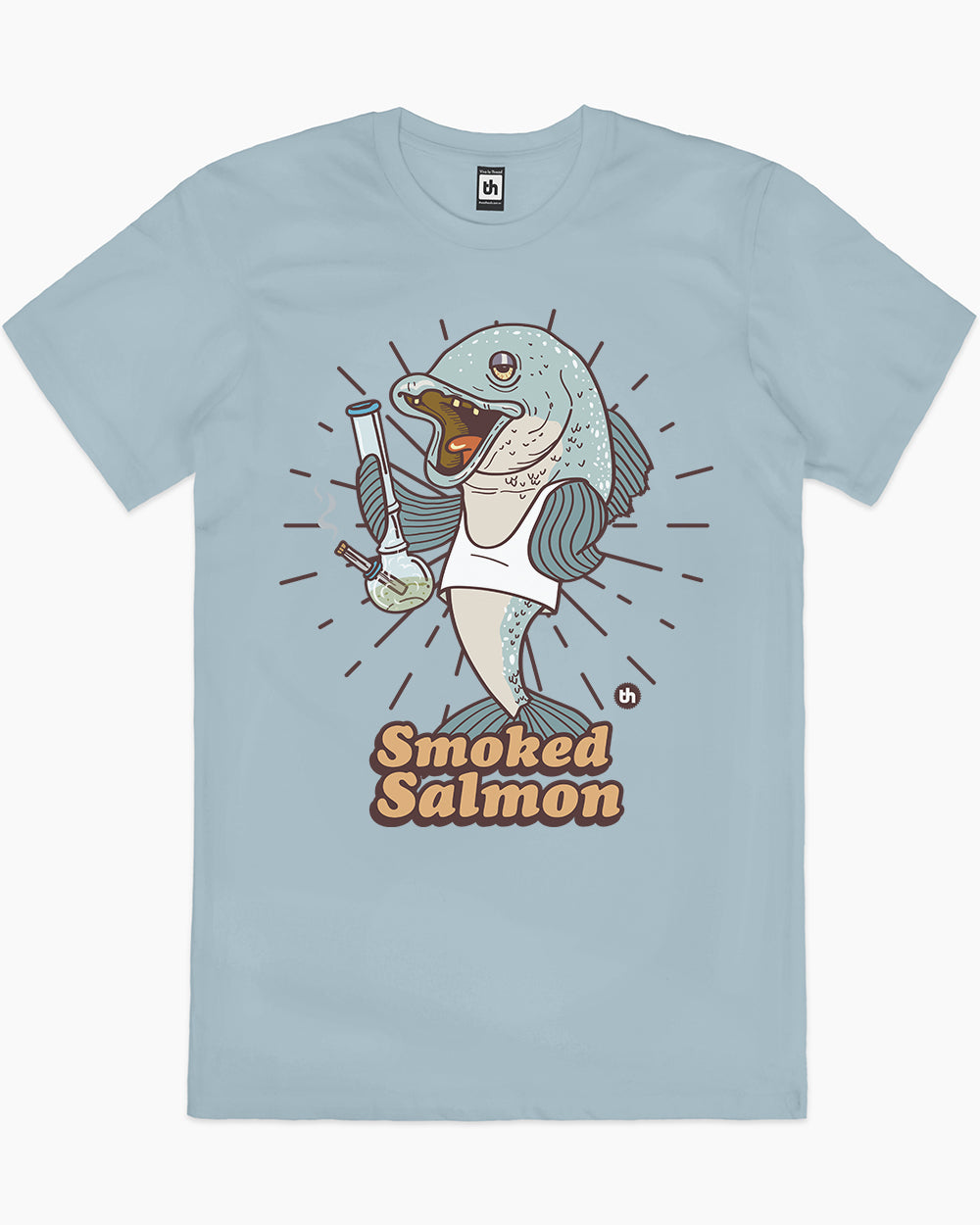 Smoked Salmon T-Shirt Australia Online #colour_pale blue