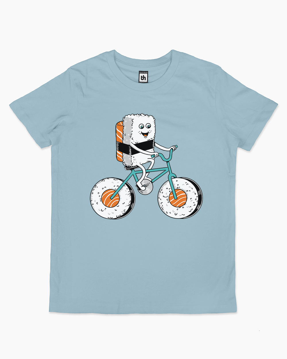 Sushi Bicycle Kids T-Shirt Australia Online #colour_pale blue