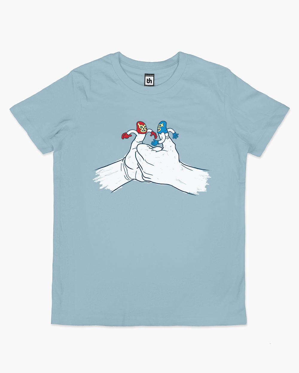Thumb Wrestlers Kids T-Shirt Australia Online #colour_pale blue