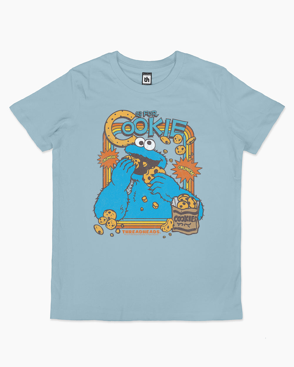 C is for Cookie Kids T-Shirt Australia Online #colour_pale blue