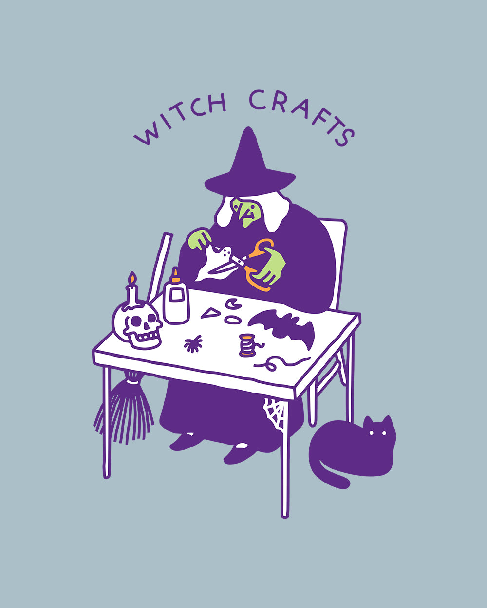 Witch Crafts Kids T-Shirt Australia Online #colour_pale blue