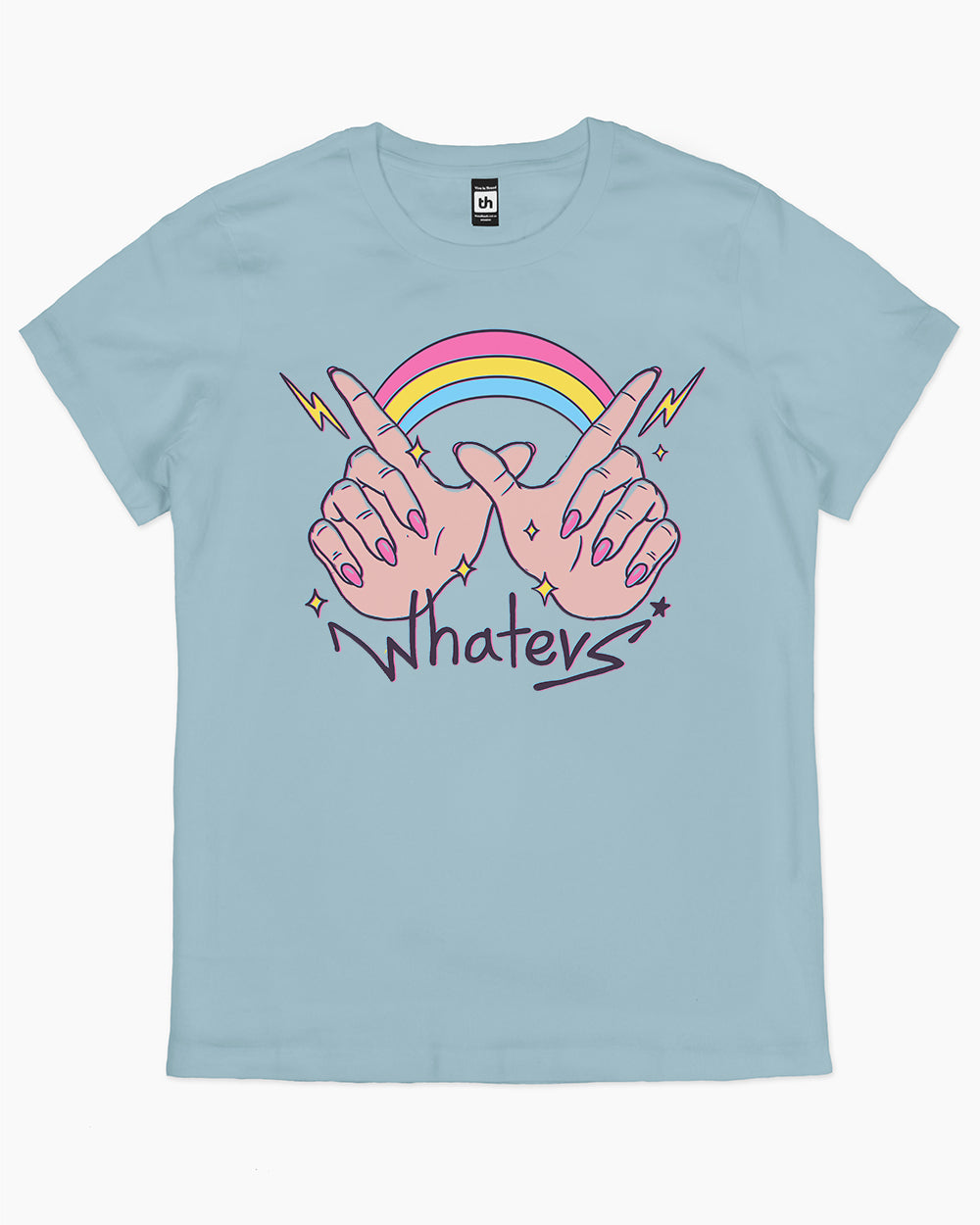 Whatevs! T-Shirt Australia Online #colour_pale blue