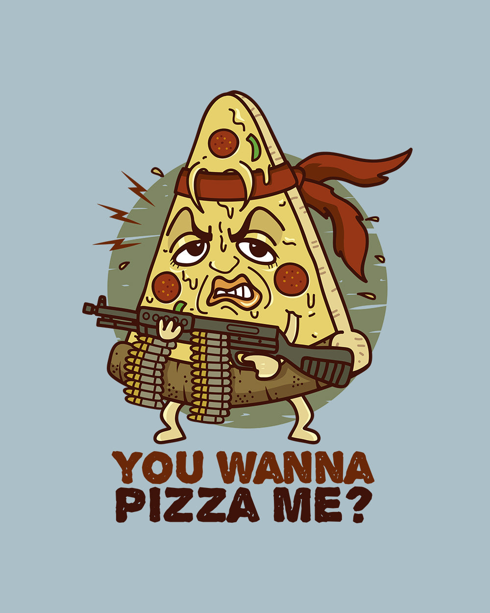 You Wanna Pizza Me T-Shirt Australia Online #colour_pale blue