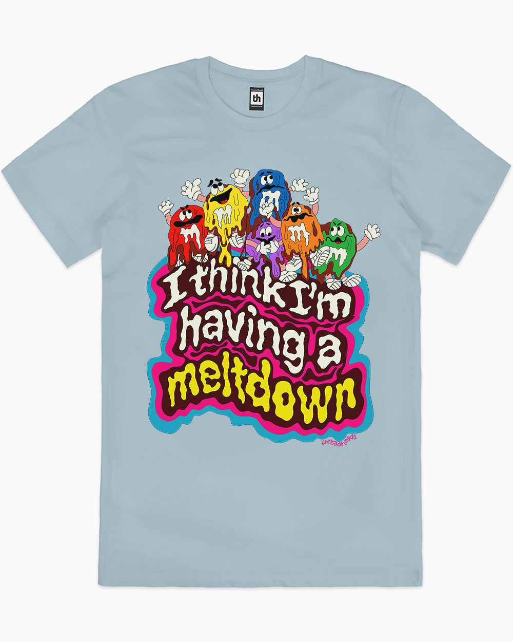 Meltdown T-Shirt Australia Online #colour_pale blue