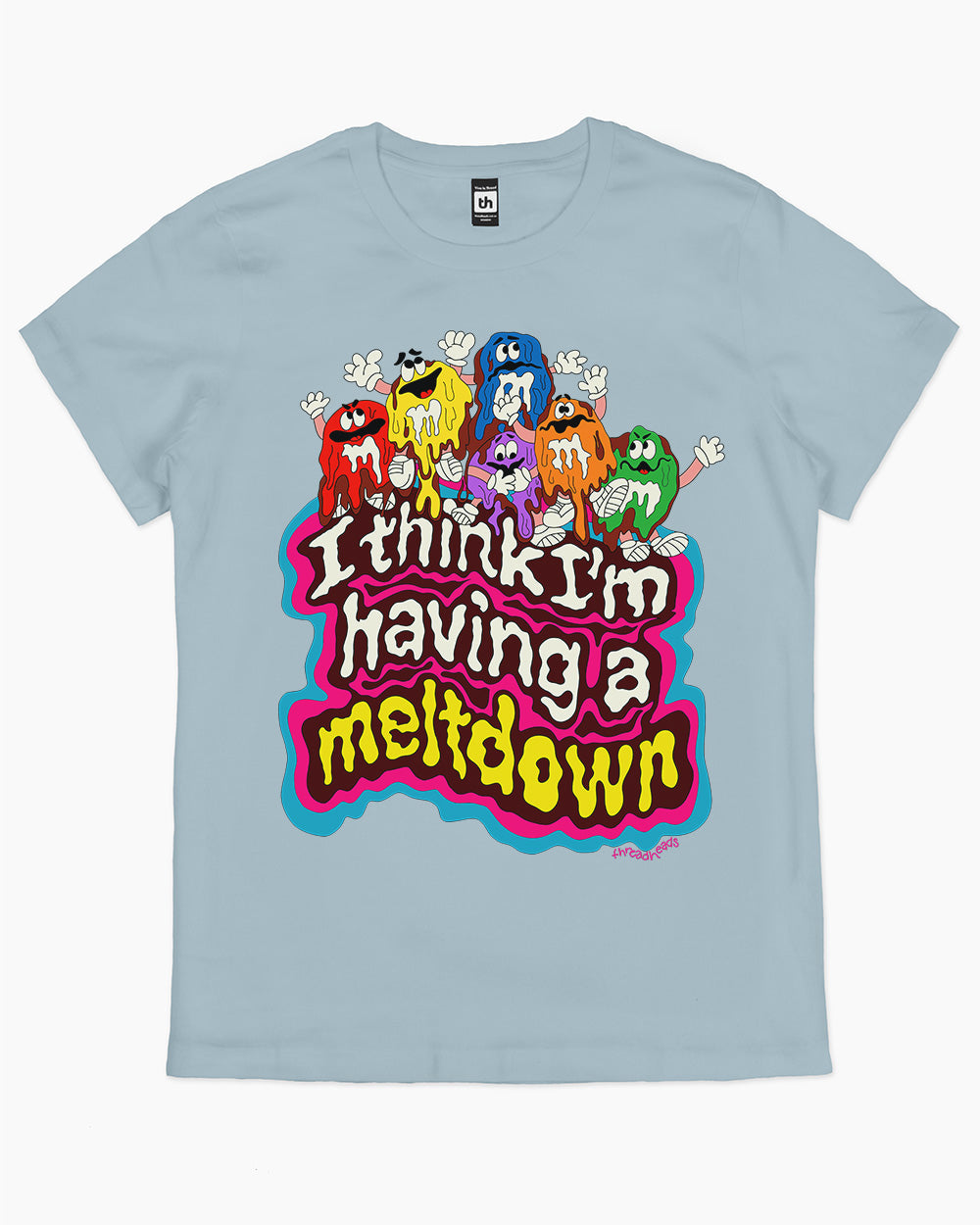 Meltdown T-Shirt Australia Online #colour_pale blue