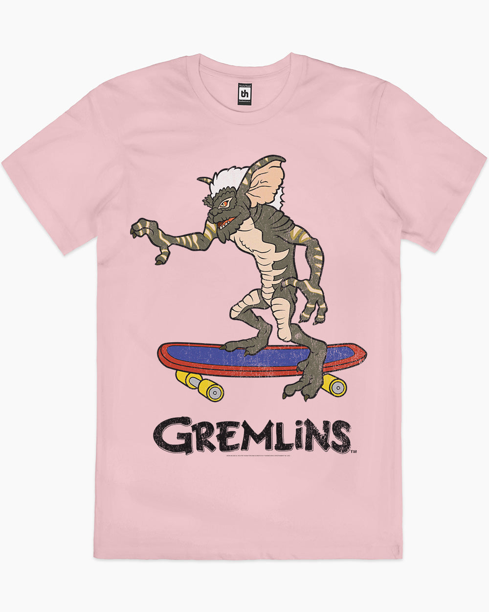 Gremlin Skate T-Shirt Australia Online #colour_pink
