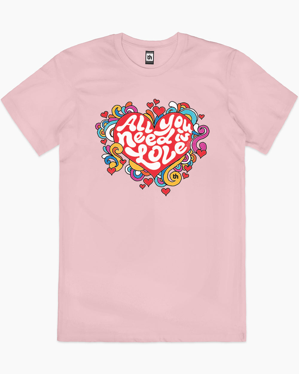 All You Need is Love T-Shirt Australia Online #colour_pink