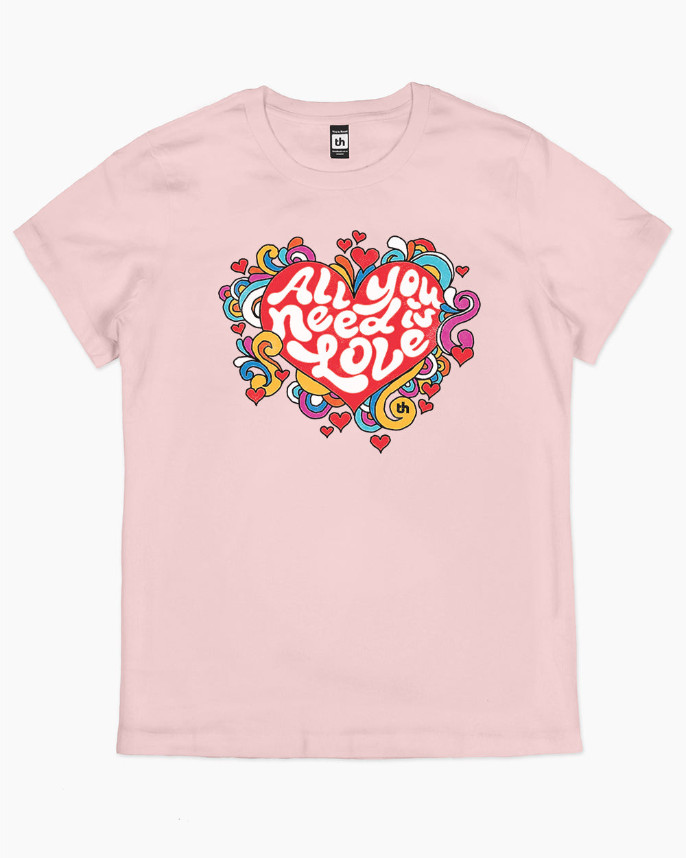 All You Need is Love T-Shirt Australia Online #colour_pink