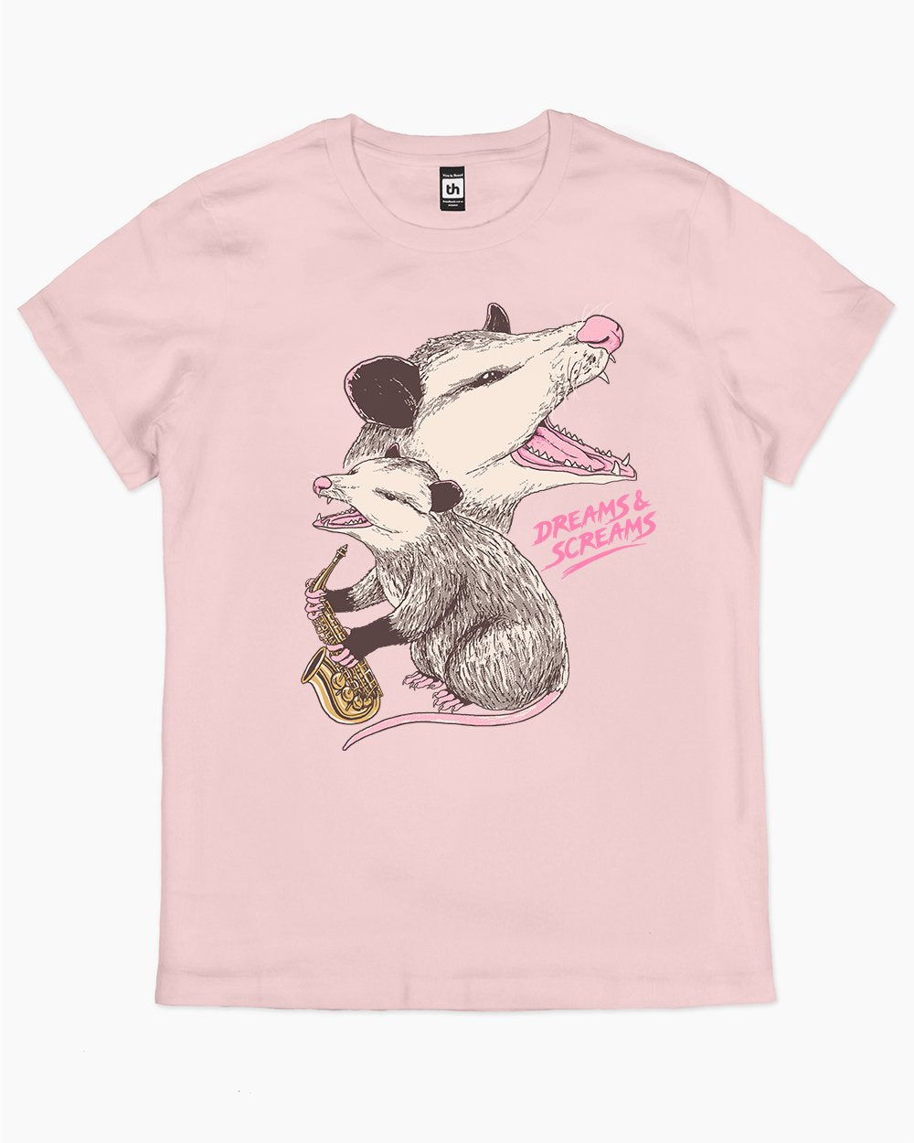 Dreams and Screams T-Shirt Australia Online #colour_pink