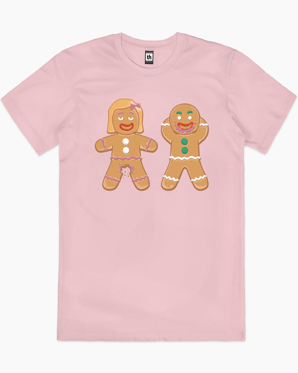 Gingerbread Friends T-Shirt Australia Online #colour_pink