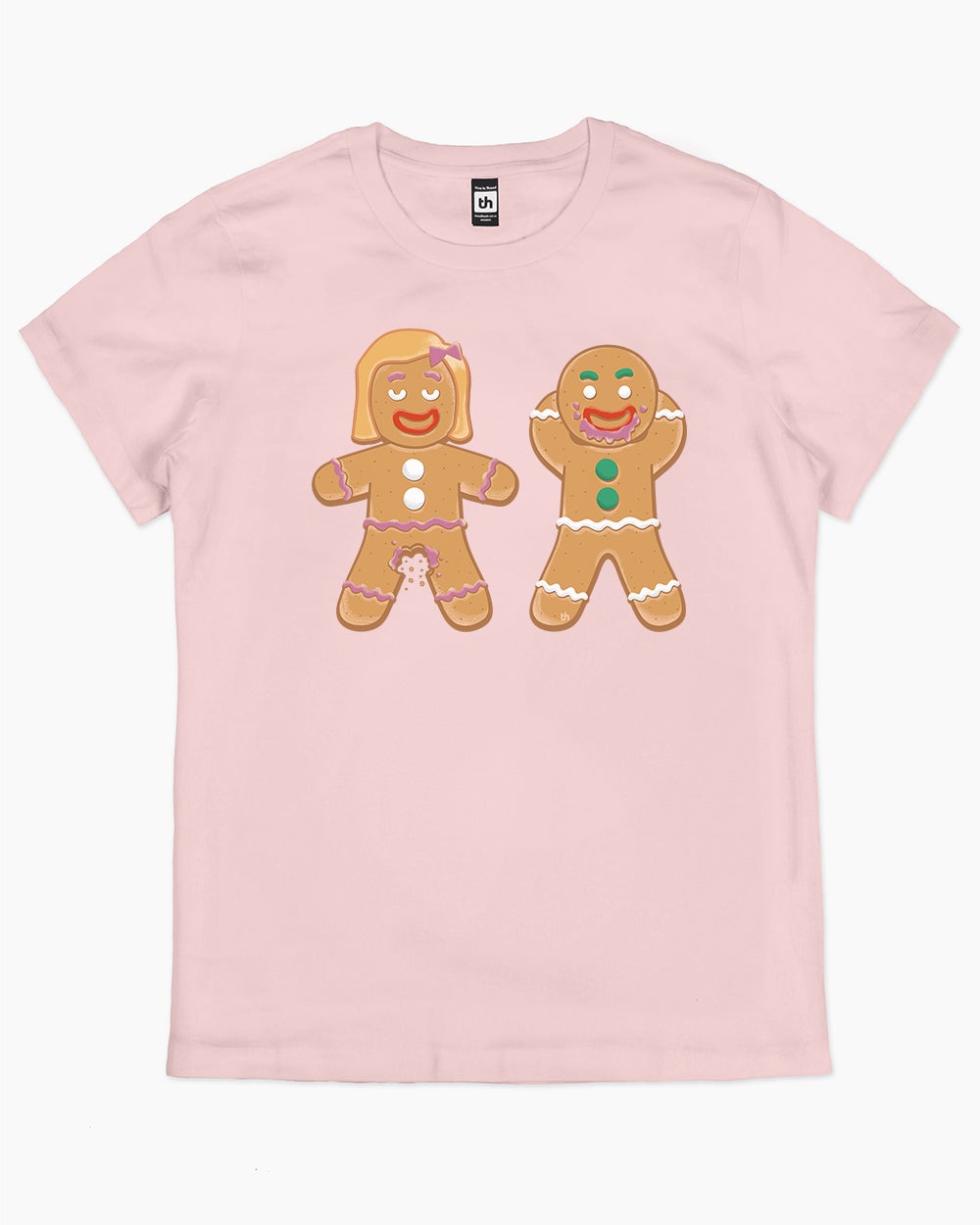 Gingerbread Friends T-Shirt Australia Online #colour_pink