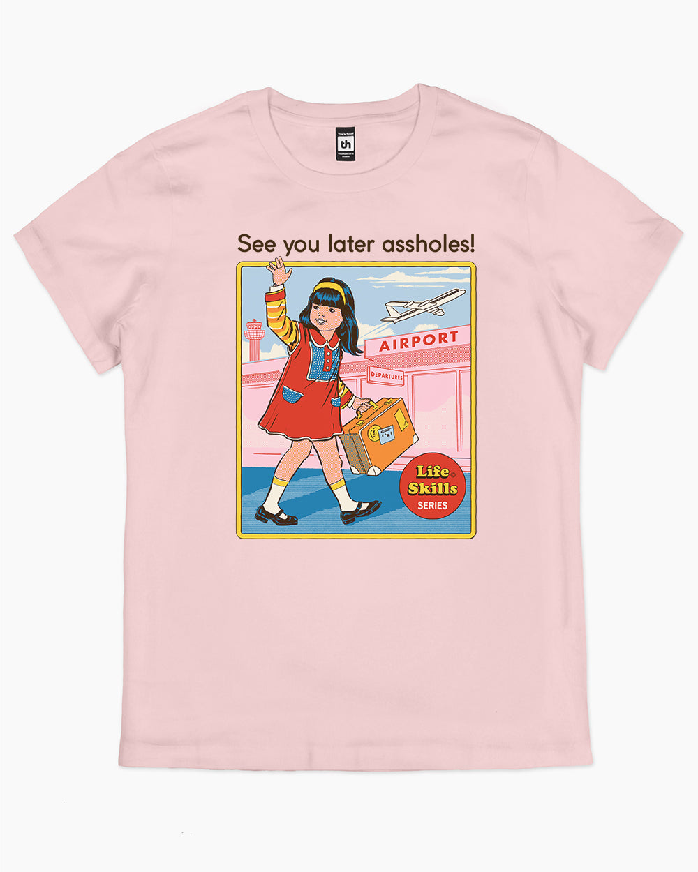 See You Later T-Shirt Australia Online #colour_pink