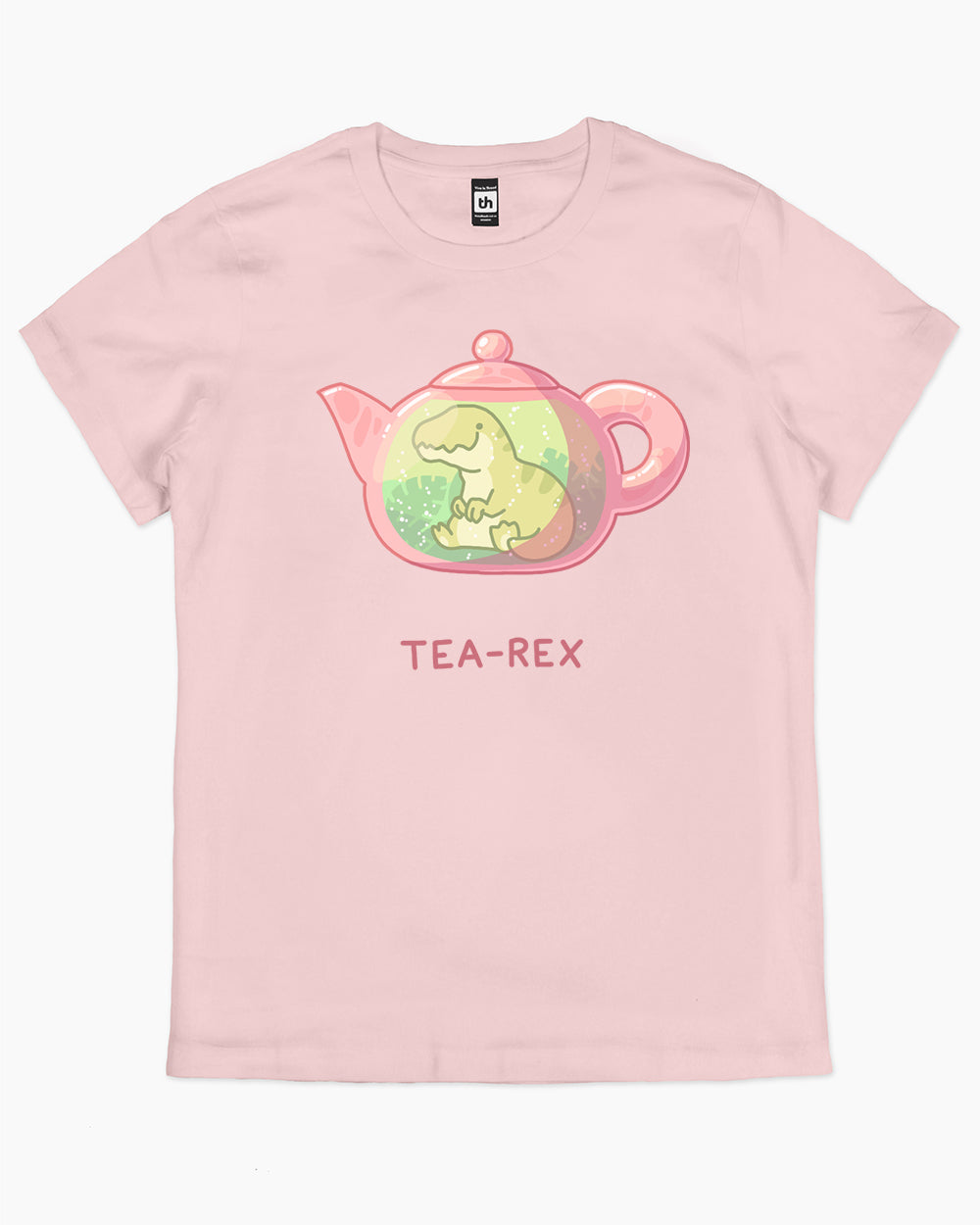 Tea Rex Cute T-Shirt Australia Online #colour_pink